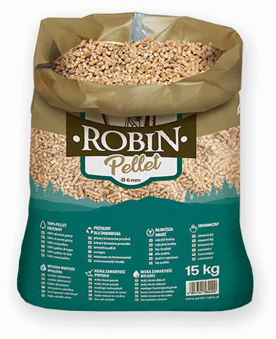 worek pelletu opałowego Robin do kupienia w Elblągu lub sklepie internetowym
